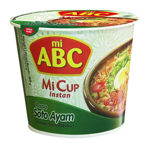 ABC カップ麺 チキンスープ味 60G