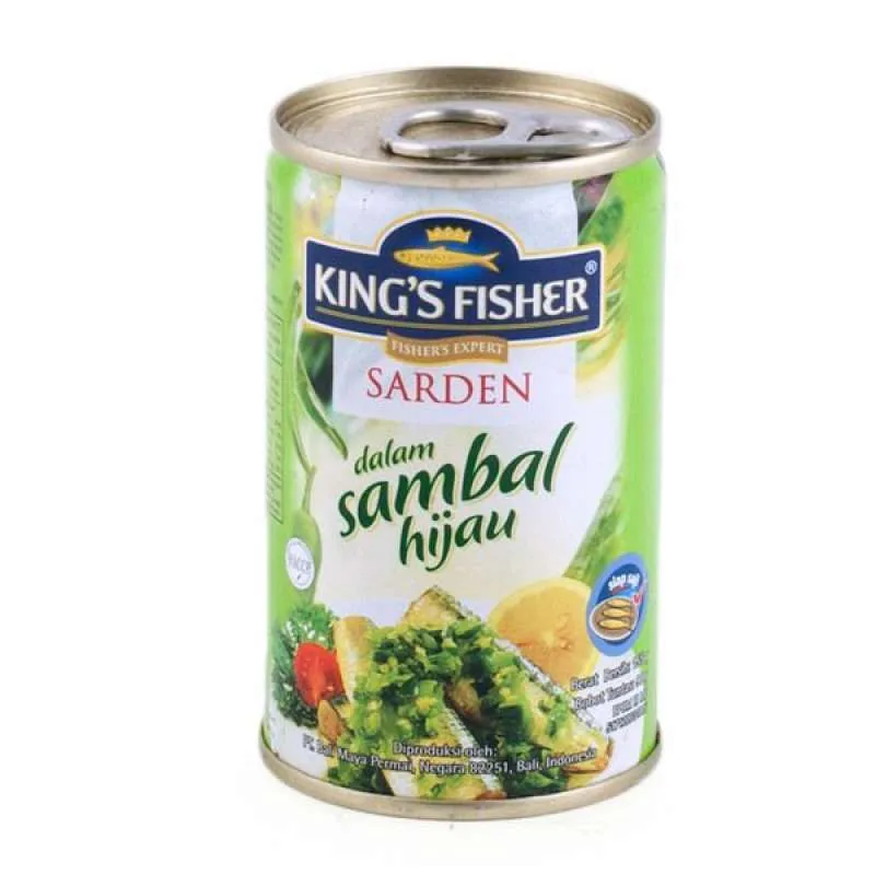 キングフィッシャー  イワシ缶詰 グリーンチリ味