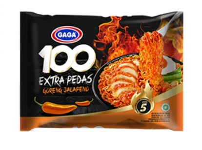 ガガ100 ハラペーニョ激辛焼きそば