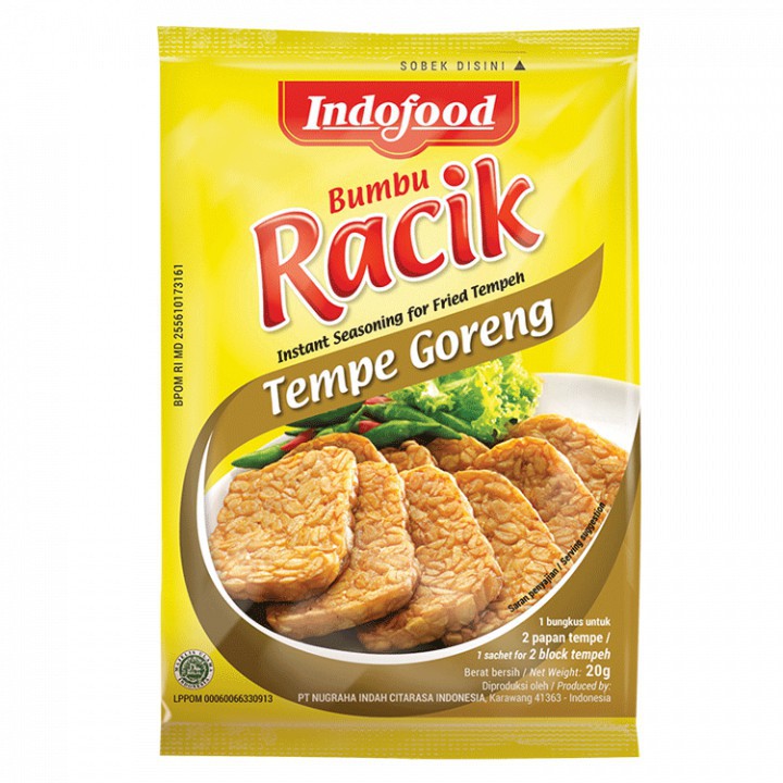 インドフード 揚げテンペと揚げ豆腐の素