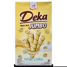 デカ  ワッフルロール ジャンボ ホワイトチョコレート 280G