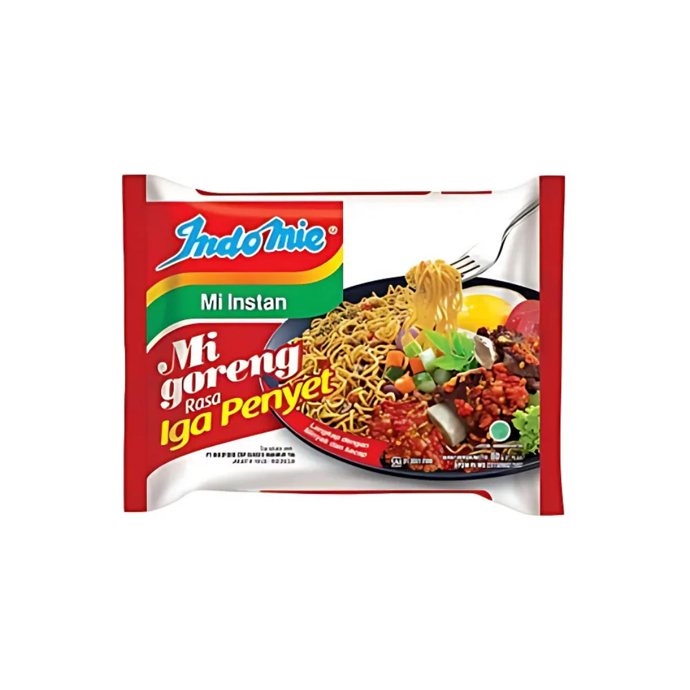 インドミー 焼きそばバラ肉リブすり身味 80G